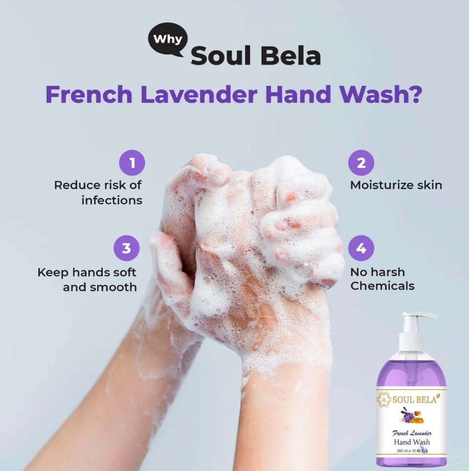 Soul Bela French Lavender Hand Wash- 300 ml (pack of 2)